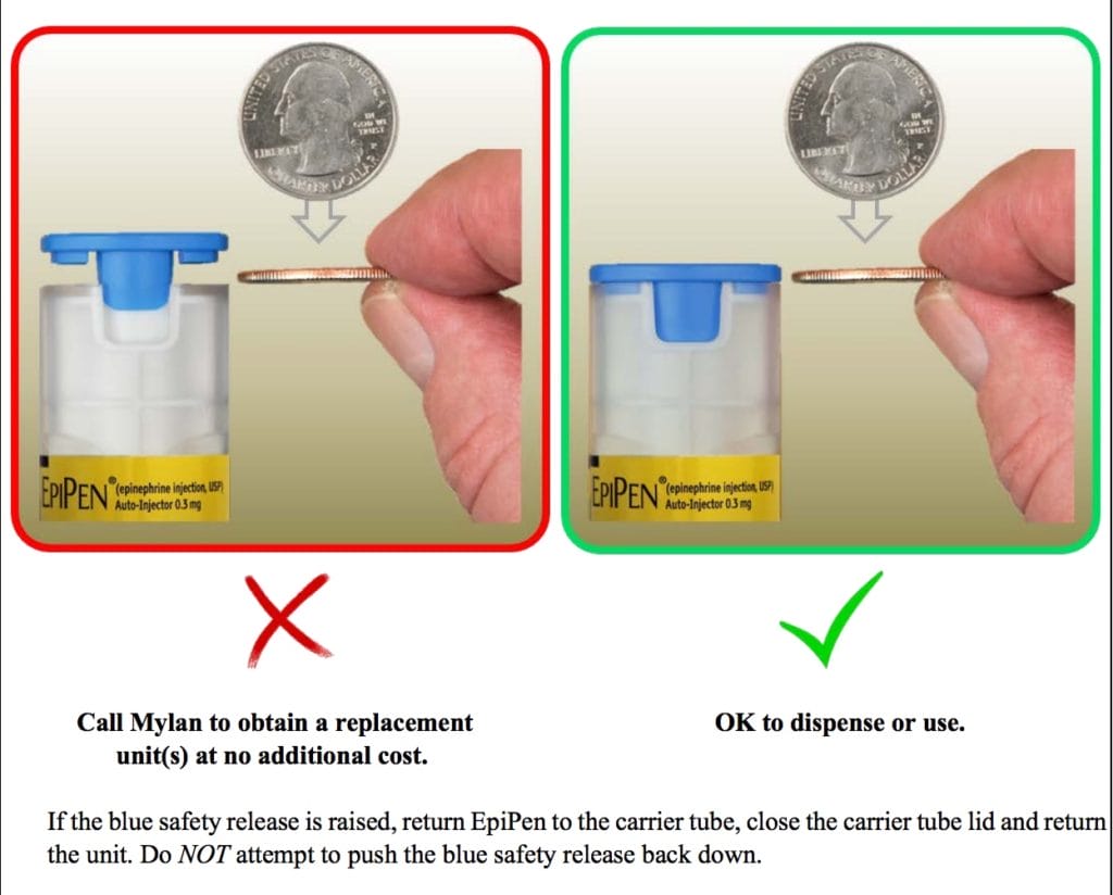 EpiPen issues can cause malfunction of treatment delay 