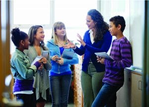 A point person can help a food-allergic student at school.